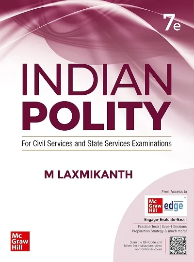 Best Book Indian Polity 7th Edition Civil Services Exam State Administrative Exams By M Laxmikanth jpg